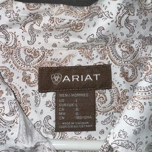 Ariat Men’s Paisley button up